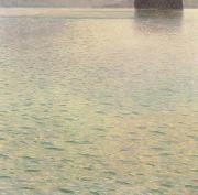 Gustav Klimt Island in Lake Atter (mk20) painting